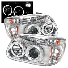 Cargar imagen en el visor de la galería, Faros delanteros de proyector Spyder Ford Explorer 95-01, LED Halo Chrm PRO-YD-FEXP95-HL-1PC-C