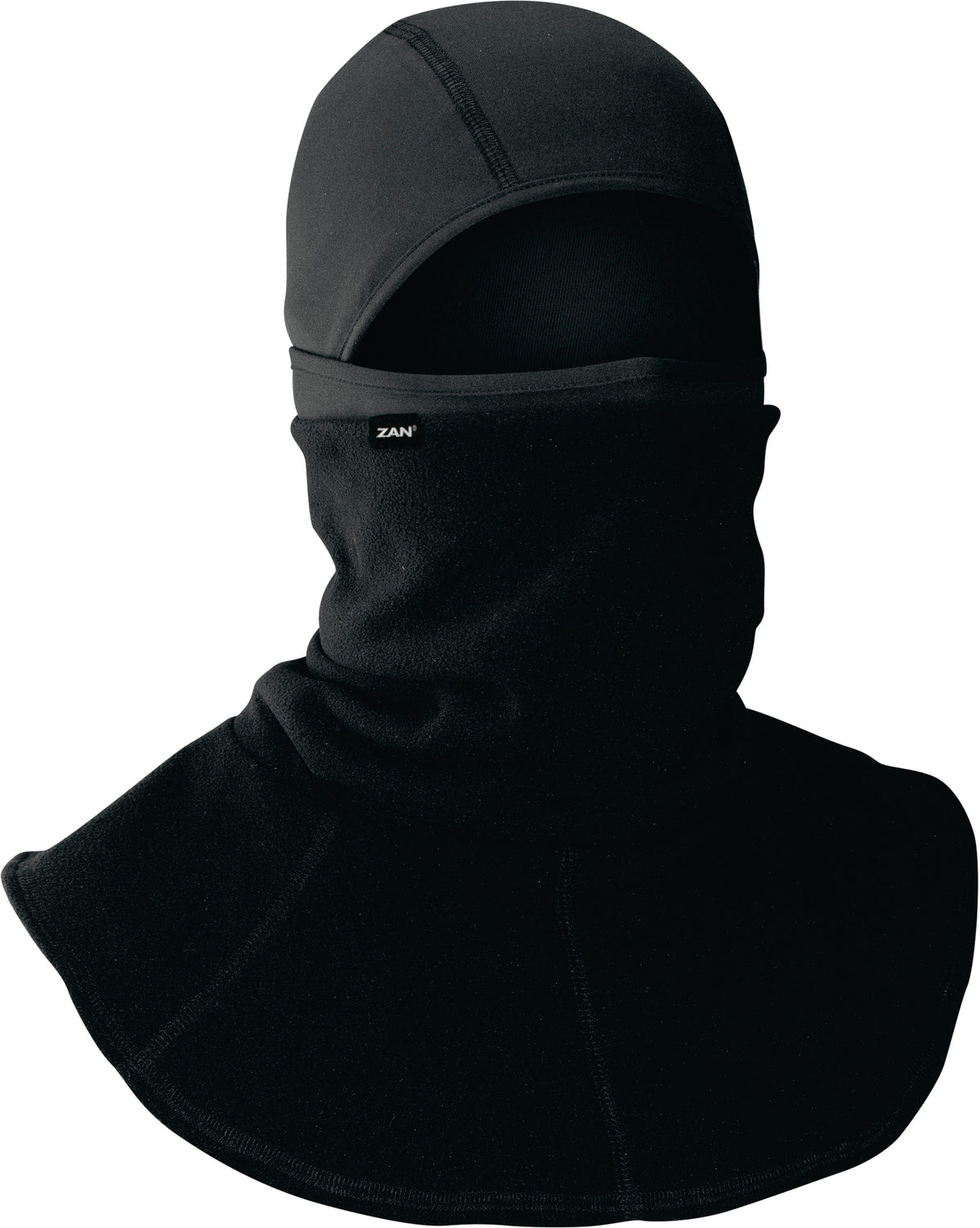 ZAN Balaclava Motley Tube Black Polyester/Spandex (WB114C)