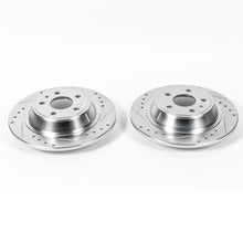 Cargar imagen en el visor de la galería, Power Stop 13-19 Ford Fusion Rear Evolution Drilled &amp; Slotted Rotors - Pair