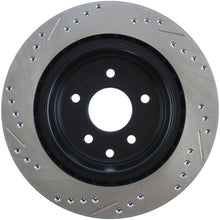 Cargar imagen en el visor de la galería, StopTech 06-07 350Z / 05-07 G35 / 06-07 G35X SportStop Slotted &amp; Drilled Rear Left Rotor