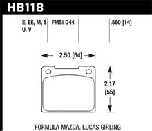 Cargar imagen en el visor de la galería, Hawk 65-80 Triumph Spitfire (MKIII/MKIV) DTC-70 Race Front Brake Pads