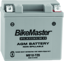 Load image into Gallery viewer, BikeMaster AGM Battery - MS12-7ZS