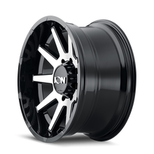 Load image into Gallery viewer, ION Type 143 20x9 / 5x127 BP / 0mm Offset / 71.5mm Hub Black/Machined Wheel