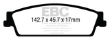 Pastillas de freno traseras EBC 15+ Cadillac Escalade 6.2 2WD Ultimax2