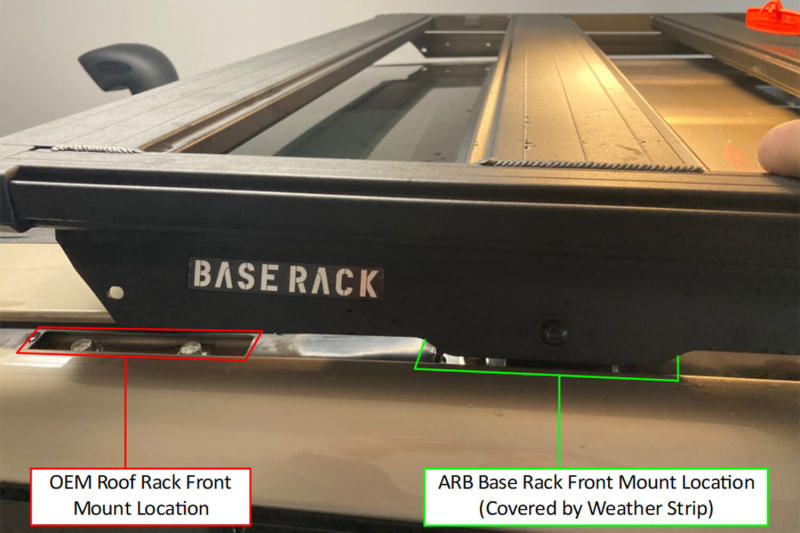 ARB Base Rack Mount Kit — Fits 1998-2007 Toyota Land Cruiser 100 Series