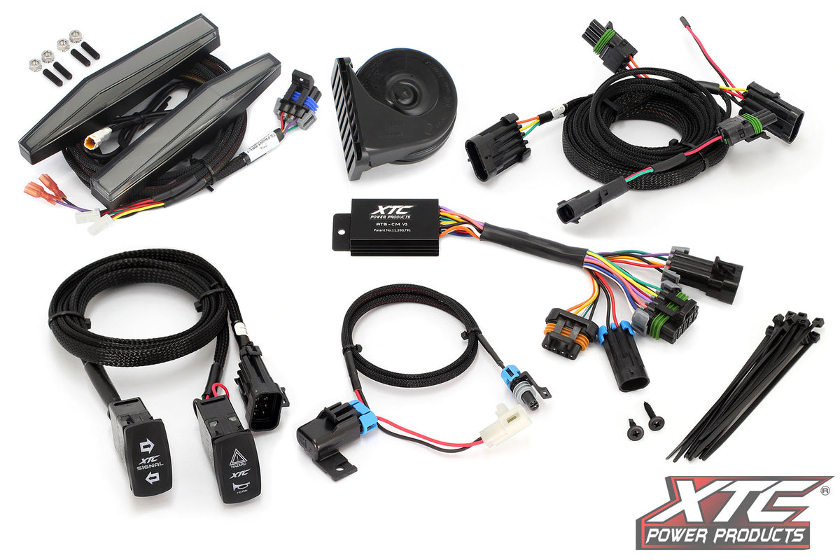 XTC Power Products Auto Turn Signal KIT w/ Horn and Front DRL Lights CAN (ATS-CAN-X3-DRL)