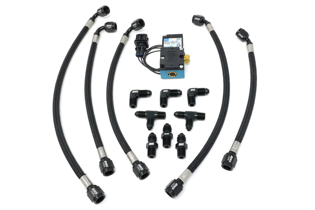 Steel Braided Hard Line Upgrade Kit for KLM Big Turbos - view 6