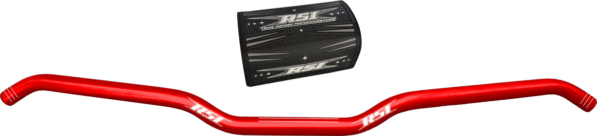 RSI Hustler 7/8" Handlebar 1" Rise Race RED (T6-10R-RR)