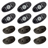 A-Series LED Universal Rock Light Kit, High Power Red, Set Of 6