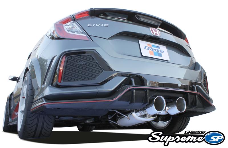GReddy Supreme SP Cat-Back Exhaust — Fits 2017+ Honda Civic Type-R