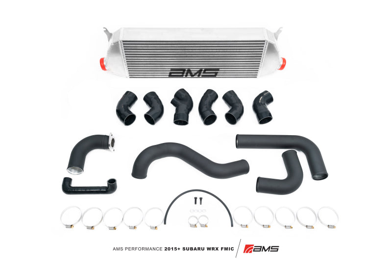 AMS Performance Front Mount Intercooler Kit w/o Bumper Beam — Fits 2015-2021 Subaru WRX FA20