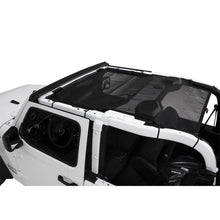 Cargar imagen en el visor de la galería, Jeep Wrangler (JL) Sport de 2 puertas con capota de malla Rampage 2018-2019, color negro