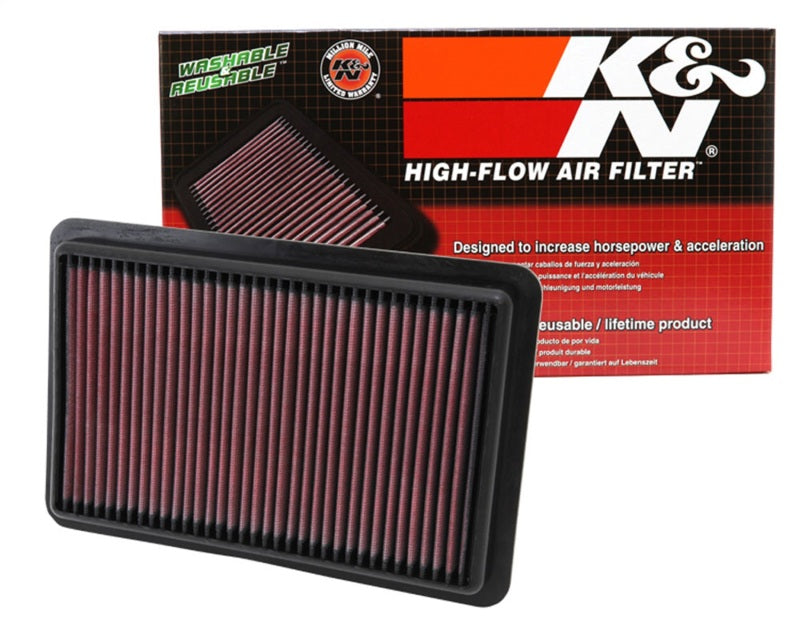 K&N Replacement Air Filter 33-2480 — Fits 2012-2021 Mazda 3/CX-5, 2012-2020 Mazda 6