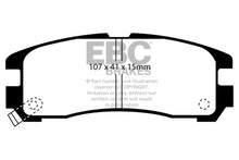 Cargar imagen en el visor de la galería, EBC 95-99 Chrysler Sebring Coupe 2.0 Greenstuff Rear Brake Pads