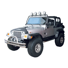 Cargar imagen en el visor de la galería, Rugged Ridge 97-06 Jeep Wrangler TJ Black Full Frame Light Bar