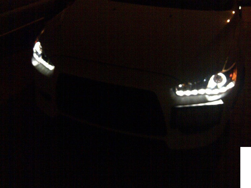 Spyder Mitsubishi Lancer/EVO-10 08-14 Proyector Xenón/HID- LED Halo DRL Negro PRO-YD-ML08-HID-DRL-BK