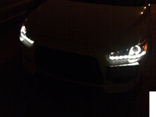 Cargar imagen en el visor de la galería, Spyder Mitsubishi Lancer/EVO-10 08-14 Proyector Xenón/HID- LED Halo DRL Negro PRO-YD-ML08-HID-DRL-BK