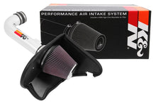 Cargar imagen en el visor de la galería, K&amp;N 16-17 Chevy Camaro 3.6L Silver Typhoon Short Ram Intake