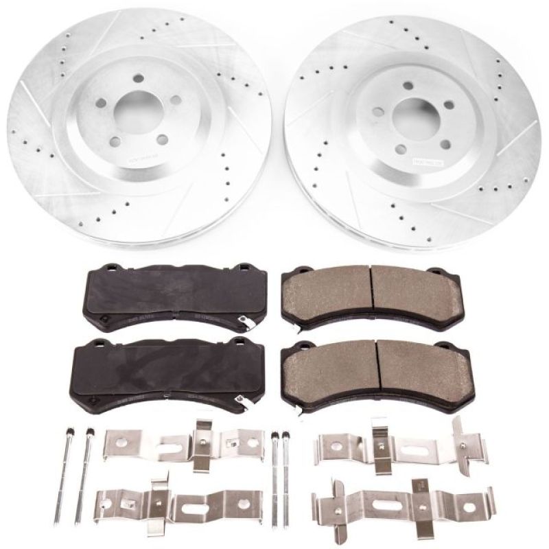 Power Stop Z23 Evolution Sport Front Brake Kit — Fits 2015-2020 Dodge Charger & Challenger
