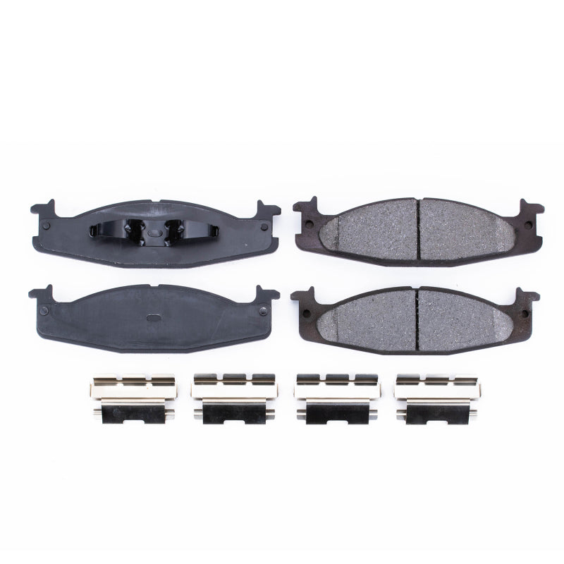 Power Stop 94-96 Ford Bronco Front Z17 Evolution Ceramic Brake Pads w/Hardware