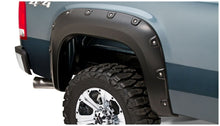 Cargar imagen en el visor de la galería, Bushwacker 11-14 GMC Sierra 3500 Fleetside Boss Pocket Style Flares 4pc Excludes Dually - Black