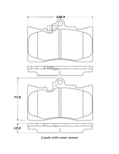 Cargar imagen en el visor de la galería, StopTech Street Touring 06 Lexus GS300/430 / 07-08 GS350 Front Brake Pads