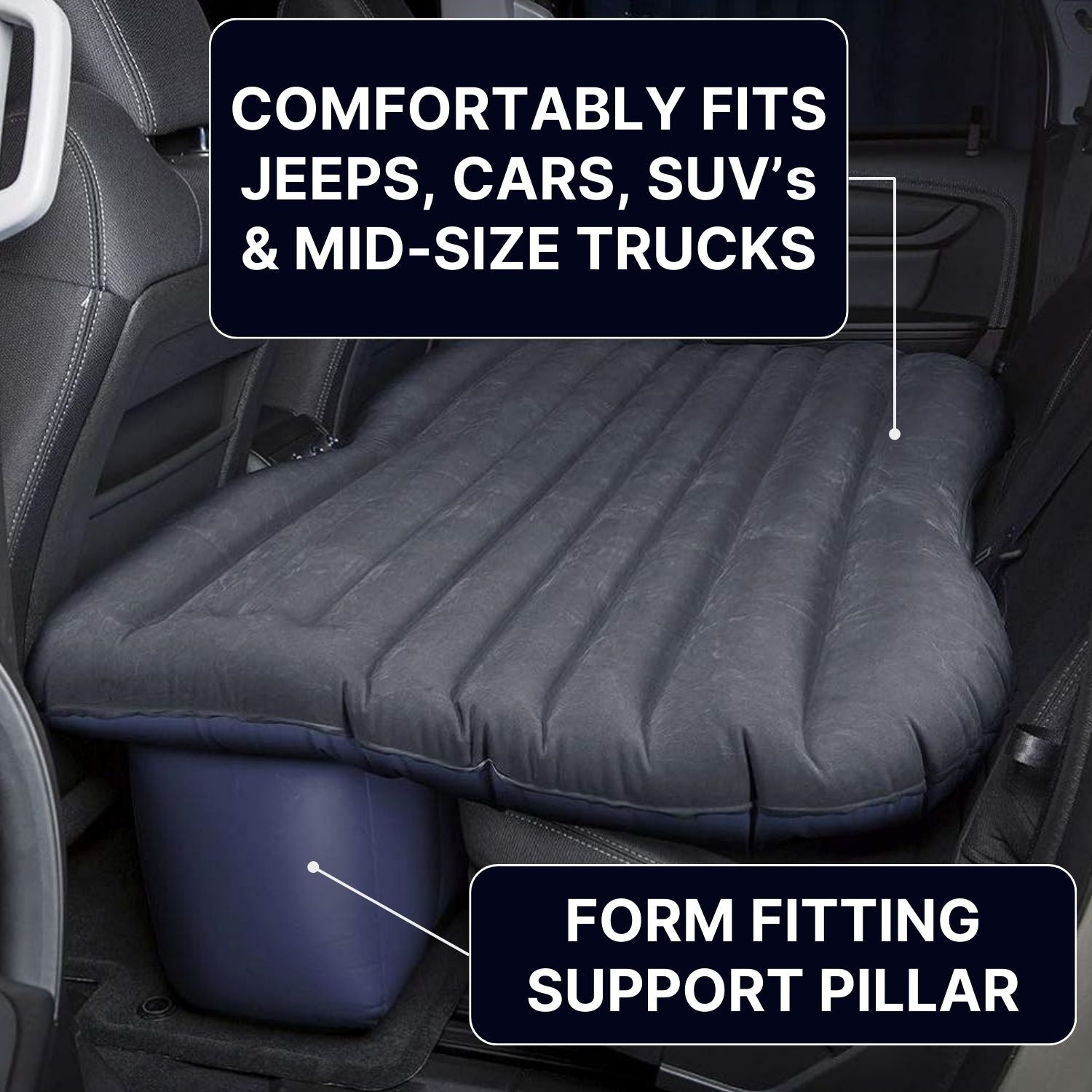 Back seat mattress - Mid Size - Black - features.jpg