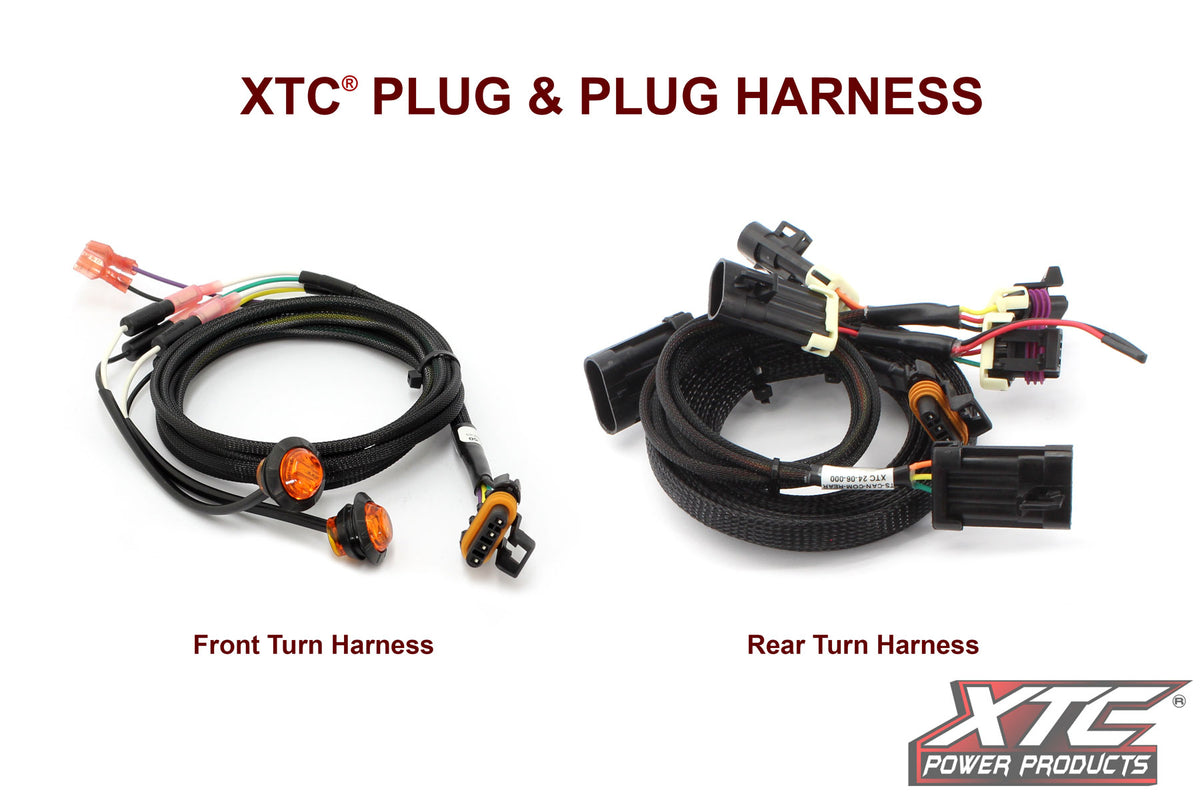 XTC Power Products Auto Turn Signal KIT w/ Billet Lever and Front DRL Lights CAN (ATS-L-CAN-COM-DRL)