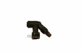 McLeod Fitting: Elbow Connector w/Bleeder Screw: For Wire Clip Male Plug In Fittings