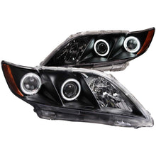 Cargar imagen en el visor de la galería, Faros delanteros con proyector ANZO 2007-2009 Toyota Camry con Halo negro