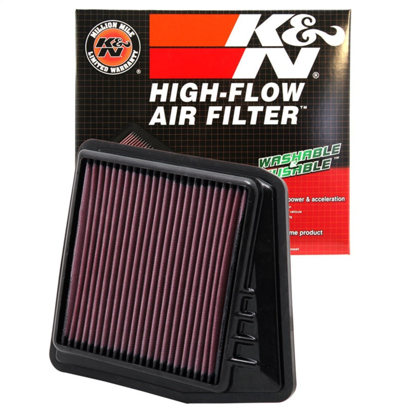 K&N Replacement Air Filter — Fits 2009-2014 Acura TSX