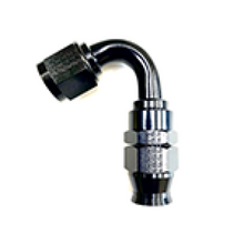 Cargar imagen en el visor de la galería, Fragola -6AN Real Street x 120 Degree Hose End Black For PTFE Hose