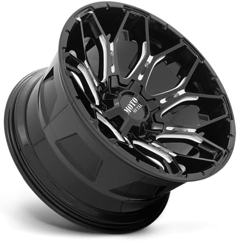 Moto Metal MO808 20X9 8X180 G-BLK MILL 00MM