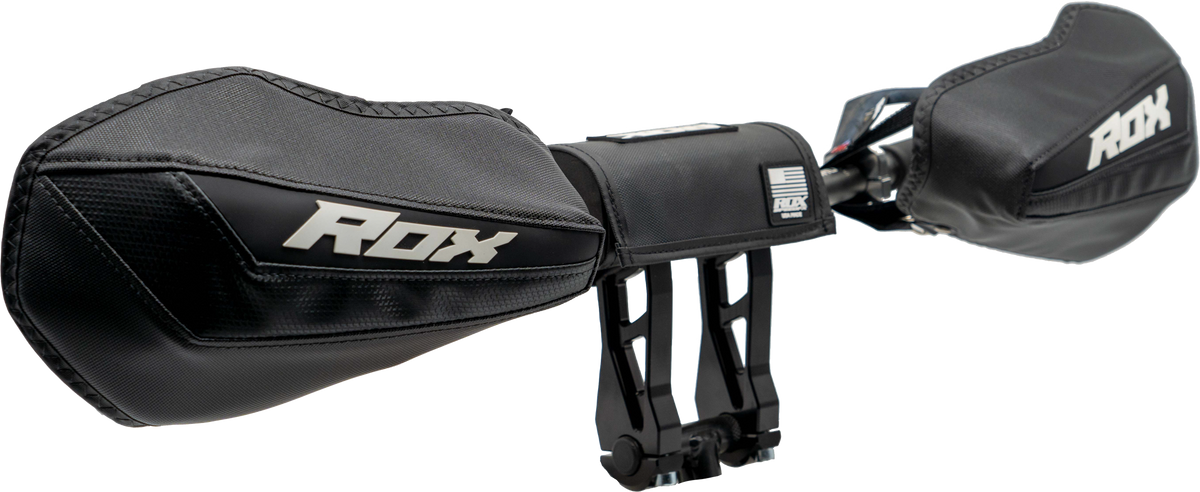 ROX GEN '3 'FLEX-TEC 'HANDGUARDS Black/ White (FT3-HG-W)
