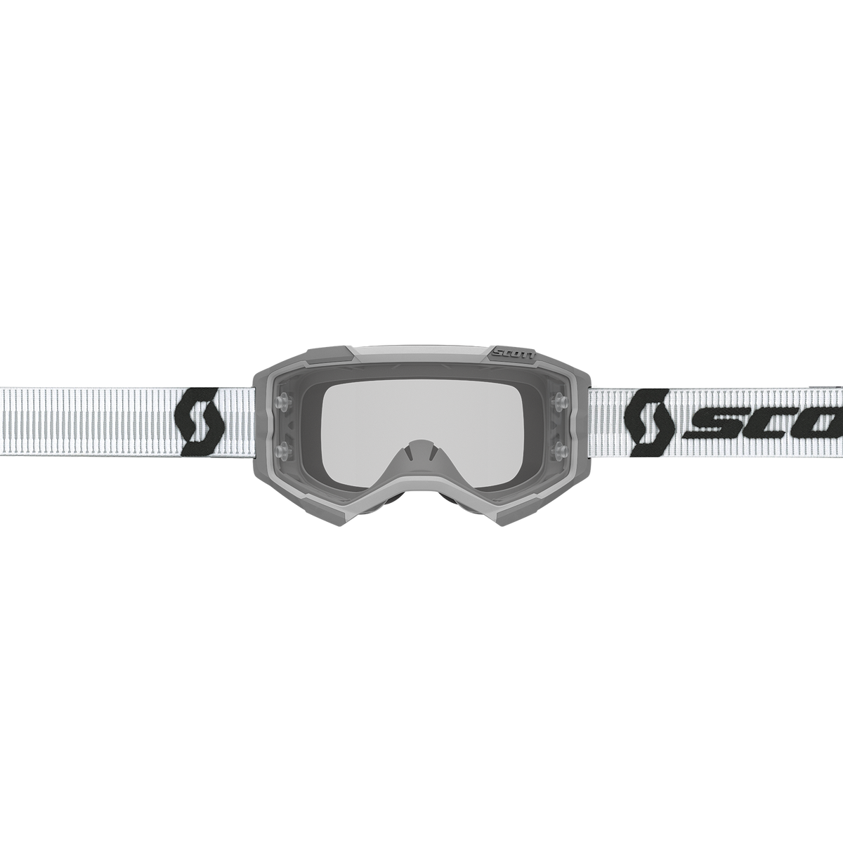Scott Fury Goggle White/Grey Clear Works Lens (2745141039113)