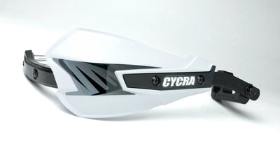 Cycra Vortex Hand Guard with Universal U-Clamps - White
