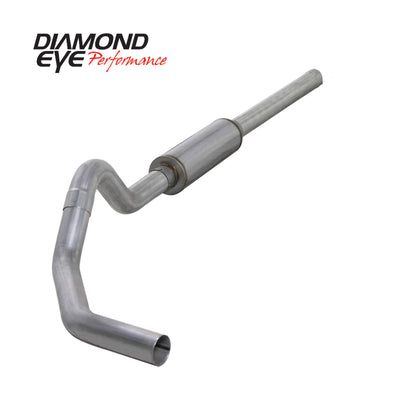 Diamond Eye 4in Cat-Back Single Aluminized Exhaust — Fits 04.5-07.5 Dodge Cummins 600