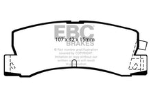 Cargar imagen en el visor de la galería, EBC 89-92 Geo Prizm 1.6 SL Greenstuff Rear Brake Pads