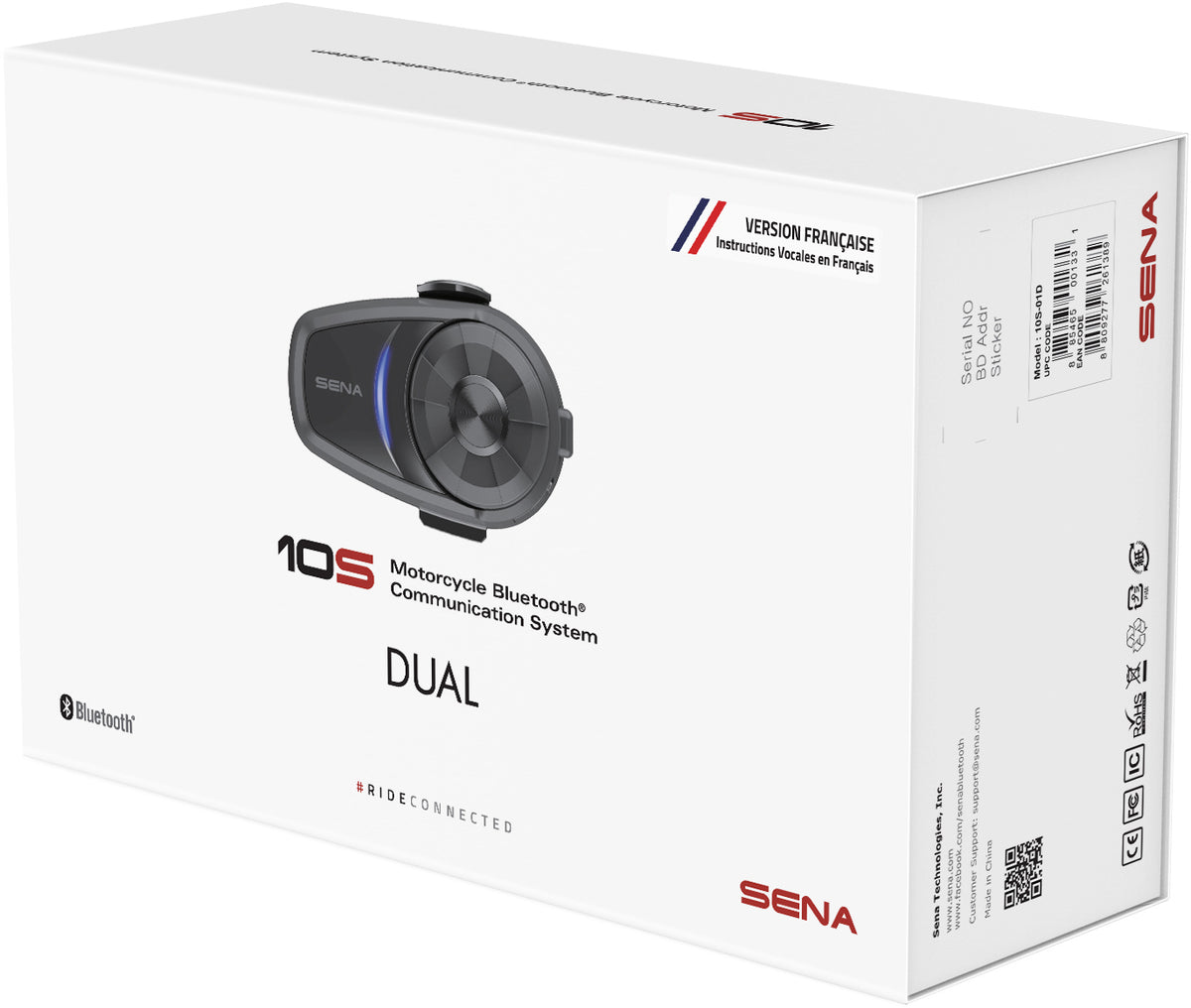 SENA 10S Headset and Intercom (DUAL PACK) (10S-02D)