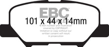 Cargar imagen en el visor de la galería, EBC 14-19 Mazda 3 2.0L/2.5L (BN/BM Mexico Build) Greenstuff Rear Brake Pads