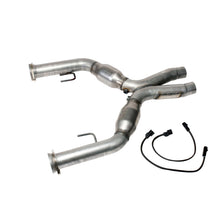 Cargar imagen en el visor de la galería, BBK 05-10 Mustang 4.6 Short Mid X Pipe With Catalytic Converters 2-3/4 For BBK Long Tube Headers