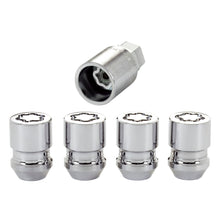 Cargar imagen en el visor de la galería, McGard Wheel Lock Nut Set - 4pk. (Cone Seat) M12X1.5 / 19mm &amp; 21mm Dual Hex / 1.28in. L - Chrome