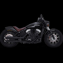 Cargar imagen en el visor de la galería, Vance &amp; Hines 15-20 Harley Davidson Indian Scout Twin Slash 3in PCX Slip-On Exhaust