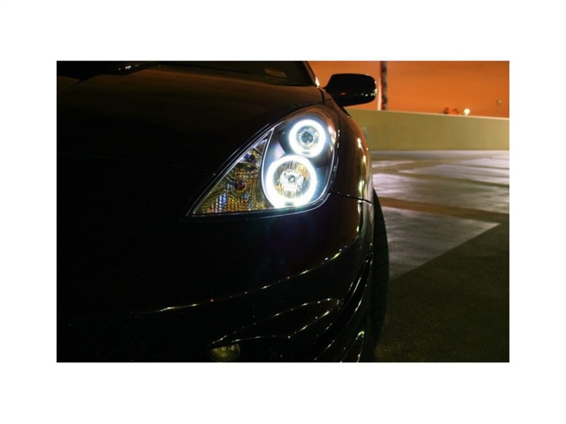 Faros delanteros de proyector Spyder Toyota Celica 00-05 LED Halo DRL Blk High H1 Low H1 PRO-YD-TCEL00-LED-BK