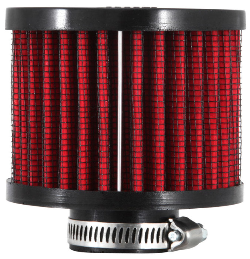 K&N 62-1410 Crankcase Vent Filter — 1in Flange ID x 3in OD x 2.375in H Rubber Base