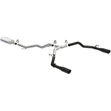 Cargar imagen en el visor de la galería, MagnaFlow 2020 Jeep Gladiator 3in Street Series Dual Split Exit SS Cat-Back Exhaust w/Black Tips