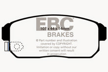 Cargar imagen en el visor de la galería, EBC 02-03 Infiniti G20 2.0 Greenstuff Rear Brake Pads