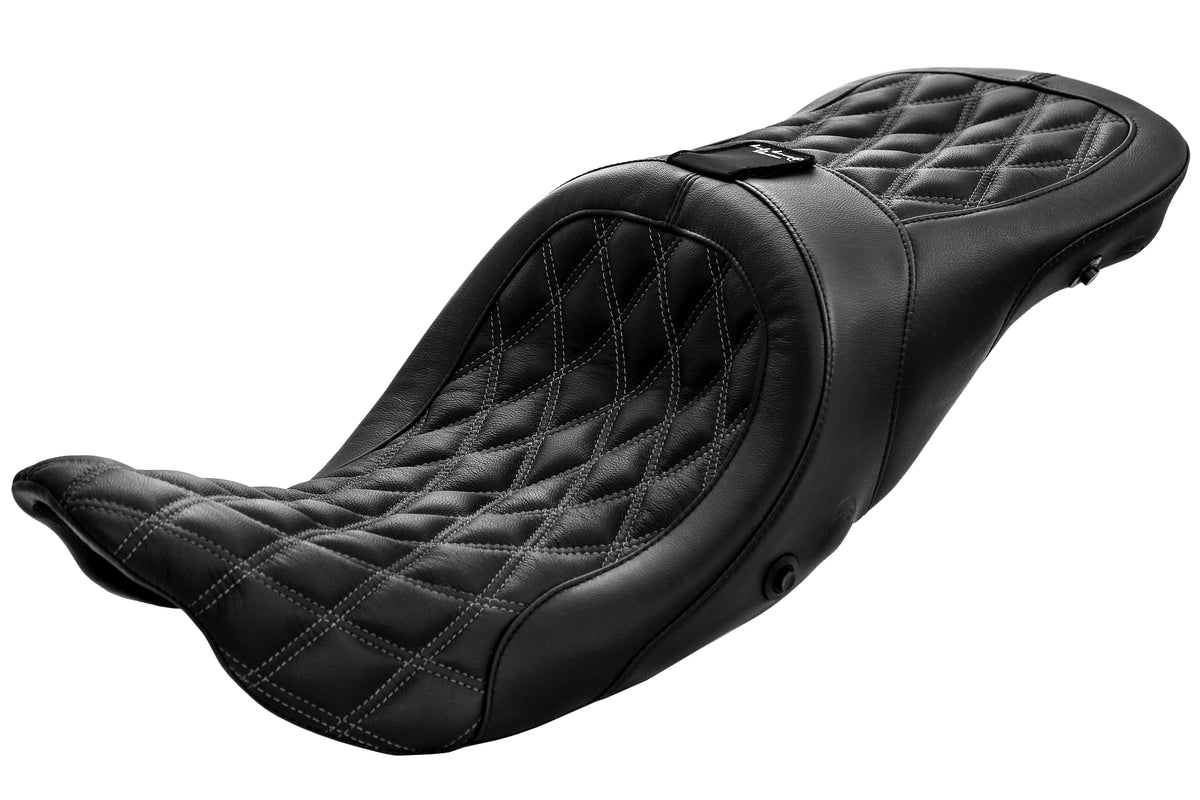 Danny Gray Longhaul 2-UP XL w/BR. REC AIR Diamond Stitch FLH/FLT `08-UP (21-413DIAAIR)
