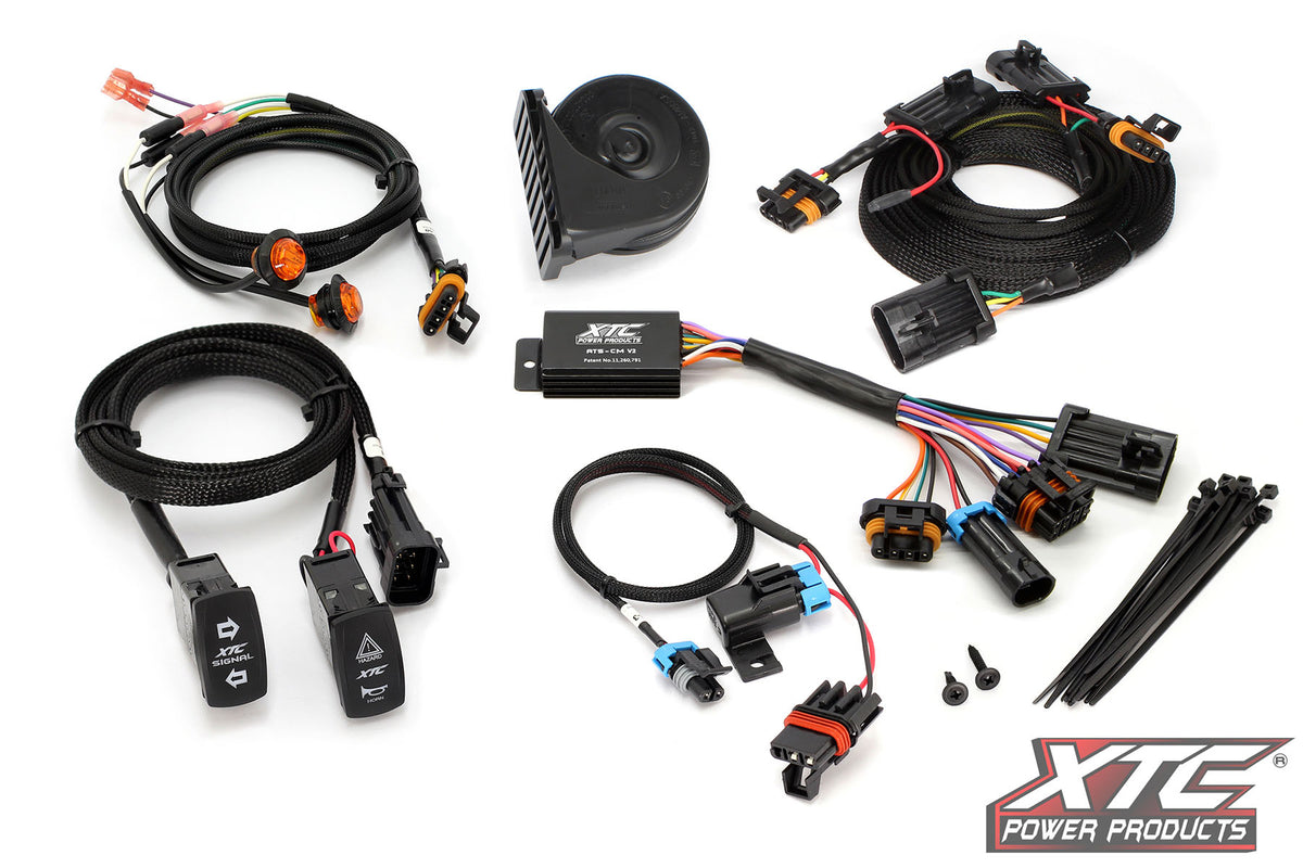 XTC Power Products Auto Turn Signal KIT w/ Horn and Front DRL Lights CAN (ATS-POL-M24-DRL)