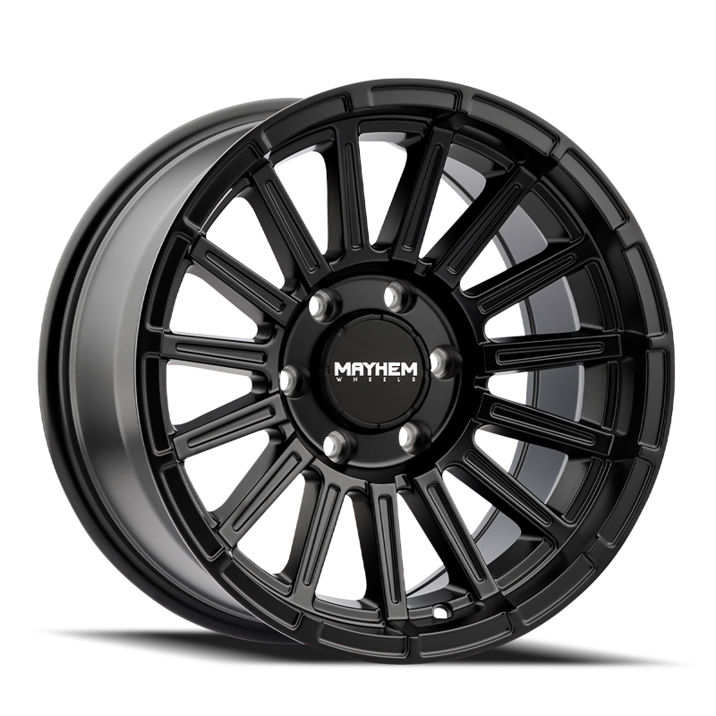 Mayhem 8309 Granite  17x9 / 6x135 BP / 0mm Offset / 87.1mm Hub Satin Black
